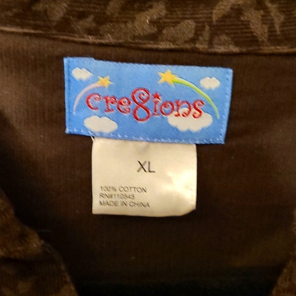 Ladies 100% cotton long sleeve button down. Size XL - Picture 2 of 3